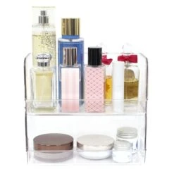 2-Piece Clear Stackable Storage Bin, Small -Karaca House Shop 2 piece clear stackable storage bin small 2