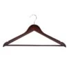 20-Piece Wood Suit Hanger, Espresso