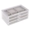 3-Tier Acrylic Drawer Jewelry Organizer 1 3-Tier Acrylic Drawer Jewelry Organizer -Karaca House Shop 3 tier acrylic drawer jewelry organizer