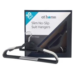 30-Piece Non-Slip Suit Hanger, Black -Karaca House Shop 30 piece non slip suit hanger black 3