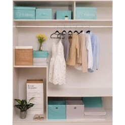 30-Piece Non-Slip Suit Hanger, Black -Karaca House Shop 30 piece non slip suit hanger black 6