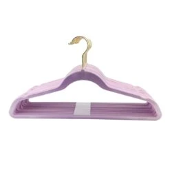 50-Pack Suit Hangers, Lavender 9 50-Pack Suit Hangers, Lavender -Karaca House Shop 50 pack suit hangers lavender 2