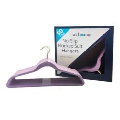 50-Pack Suit Hangers, Lavender 10 50-Pack Suit Hangers, Lavender -Karaca House Shop 50 pack suit hangers lavender 3
