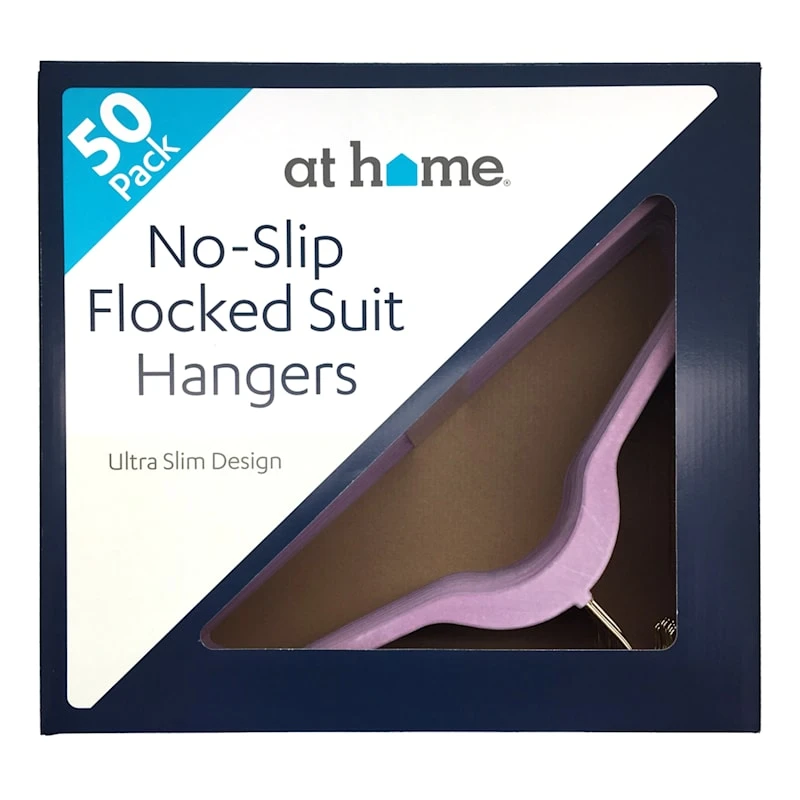 50-Pack Suit Hangers, Lavender 7 50-Pack Suit Hangers, Lavender - Image 5