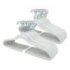 50-Pack Velvet Hanger, White -Karaca House Shop 50 pack velvet hanger white