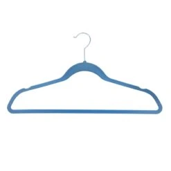 50-Pack Velvet Suit Hangers, Allure Blue -Karaca House Shop 50 pack velvet suit hangers allure blue 3