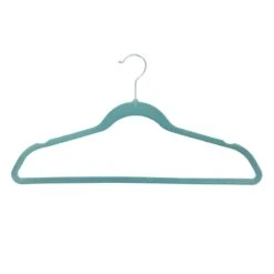 50-Pack Velvet Suit Hangers, Aquifer Blue -Karaca House Shop 50 pack velvet suit hangers aquifer blue 4