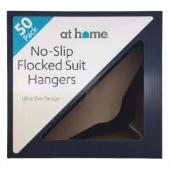 50-Pack Velvet Suit Hangers, Black -Karaca House Shop 50 pack velvet suit hangers black 1