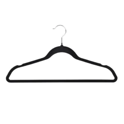 Karaca House Shop 30 50-Pack Velvet Suit Hangers, Black