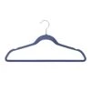 50-Pack Velvet Suit Hangers, Dark Blue