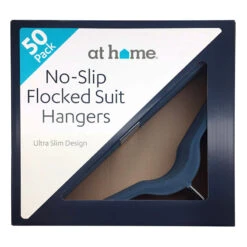 50-Pack Velvet Suit Hangers, Dark Blue -Karaca House Shop 50 pack velvet suit hangers dark blue 2