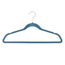 Karaca House Shop -Karaca House Shop 50 pack velvet suit hangers denim blue 1