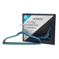 50-Pack Velvet Suit Hangers, Denim Blue -Karaca House Shop 50 pack velvet suit hangers denim blue 3