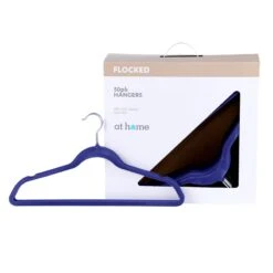50-Pack Velvet Suit Hangers, Navy Blue -Karaca House Shop 50 pack velvet suit hangers navy blue 3