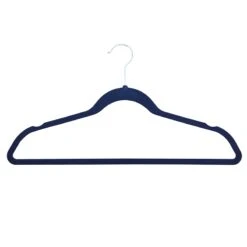 50-Pack Velvet Suit Hangers, Navy Blue -Karaca House Shop 50 pack velvet suit hangers navy blue 6