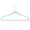 50-Pack Velvet Suit Hangers, Pastel Blue -Karaca House Shop 50 pack velvet suit hangers pastel blue