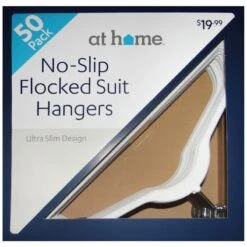 50-Pack Velvet Suit Hangers, Pearl White 7 50-Pack Velvet Suit Hangers, Pearl White -Karaca House Shop 50 pack velvet suit hangers pearl white 2