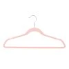 50-Pack Velvet Suit Hangers, Pink -Karaca House Shop 50 pack velvet suit hangers pink