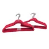 50-Pack Velvet Suit Hangers, Raspberry Red -Karaca House Shop 50 pack velvet suit hangers raspberry red