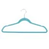 50-Pack Velvet Suit Hangers, Turkish Blue -Karaca House Shop 50 pack velvet suit hangers turkish blue