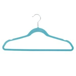 Karaca House Shop 32 50-Pack Velvet Suit Hangers, Turkish Blue