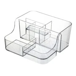 6-Section Clear Storage Bin, Extra Large