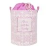 Alexa Fold The Laundry Collapsible Laundry Hamper With Drawstring Liner, Pink -Karaca House Shop alexa fold the laundry collapsible laundry hamper with drawstring liner pink