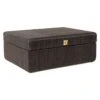 Black Hyacinth Decorative Box, 9.5x7 -Karaca House Shop black hyacinth decorative box 9.5x7