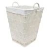 Cotton Rope Laundry Hamper With Removable Liner -Karaca House Shop cotton rope laundry hamper with removable liner