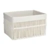 Crosby St Rectangle Poly Rope Storage Basket, Large 2 Crosby St Rectangle Poly Rope Storage Basket, Large -Karaca House Shop crosby st rectangle poly rope storage basket large