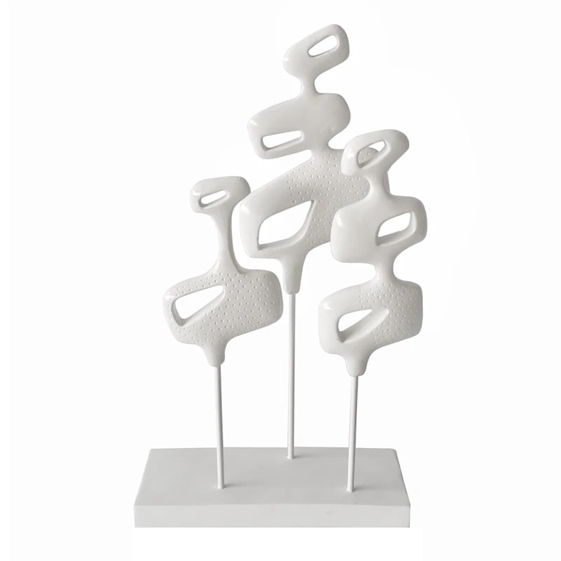 Crosby St White Finial Decor, 15" 3 Crosby St White Finial Decor, 15"