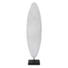 Crosby St White Metal Oval Figurine Decor, 33" -Karaca House Shop crosby st white metal oval figurine decor 33