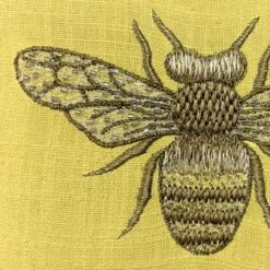 Embroidered Bee Jewelry Box 7 Embroidered Bee Jewelry Box -Karaca House Shop embroidered bee jewelry box 2