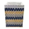 Flat Weave Water Hyacinth Laundry Hamper, Small 2 Flat Weave Water Hyacinth Laundry Hamper, Small -Karaca House Shop flat weave water hyacinth laundry hamper small