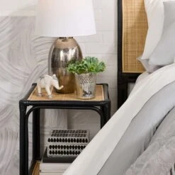 Found & Fable Black & Silver Mosaic Box, 4x8 -Karaca House Shop found fable black silver mosaic box 4x8 4