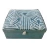 Found & Fable Blue Fabric Box, 4x7