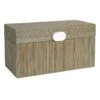 Found & Fable Blue Seagrass Woven Box, 13x6 2 Found & Fable Blue Seagrass Woven Box, 13x6 -Karaca House Shop found fable blue seagrass woven box 13x6 1