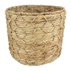 Found & Fable Kai Round X Weave Tall Storage Basket, Small