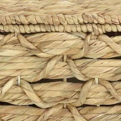 Found & Fable Kai Triple X Twist Lidded Storage Basket, Medium -Karaca House Shop found fable kai triple x twist lidded storage basket medium 3