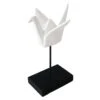 Found & Fable White Origami Design Figurine, 10" 2 Found & Fable White Origami Design Figurine, 10" -Karaca House Shop found fable white origami design figurine 10