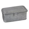 Galvanized Metal Box, 10x5 -Karaca House Shop galvanized metal box 10x5 1