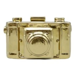 Gold Camera Figurine, 4"
