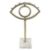 Golden Eye With Marbled Base, 12.5" -Karaca House Shop golden eye with marbled base 12.5