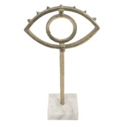 Golden Eye With Marbled Base, 12.5"