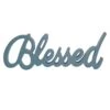 Grace Mitchell Blessed Cutout Sign, 13x5 -Karaca House Shop grace mitchell blessed cutout sign 13x5 1