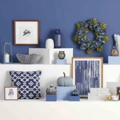 Grace Mitchell Blue Water Hyacinth Box, 11x3 9 Grace Mitchell Blue Water Hyacinth Box, 11x3 -Karaca House Shop grace mitchell blue water hyacinth box 11x3 4