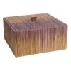 Grace Mitchell Lilac Woven Seagrass Box With Lid, 7.5" -Karaca House Shop grace mitchell lilac woven seagrass box with lid 7.5