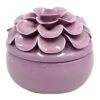 Grace Mitchell Purple Floral Jewelry Box, 4" -Karaca House Shop grace mitchell purple floral jewelry box 4