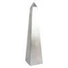 Grace Mitchell Silver Obelisk Table Decor, 15" -Karaca House Shop grace mitchell silver obelisk table decor 15