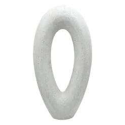 Grey Figurals Abstract Decor, 15.7"